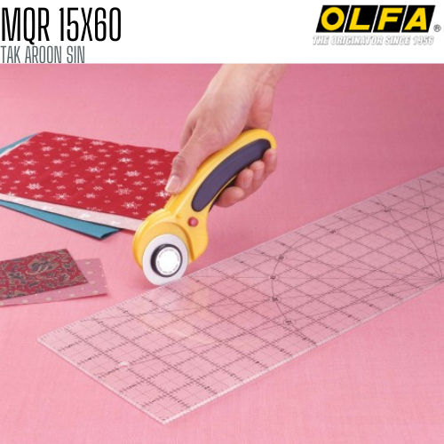 ไม้บรรทัดสเกล OLFA MQR-15X60