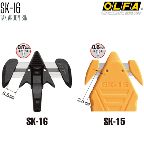 มีดคัตเตอร์ชนิดพิเศษ OLFA SK-16