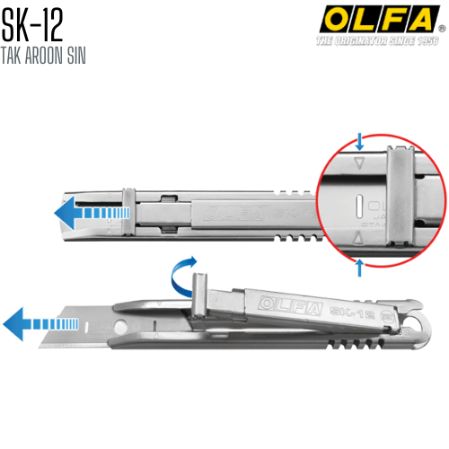 มีดคัตเตอร์ชนิดพิเศษ OLFA SK-12