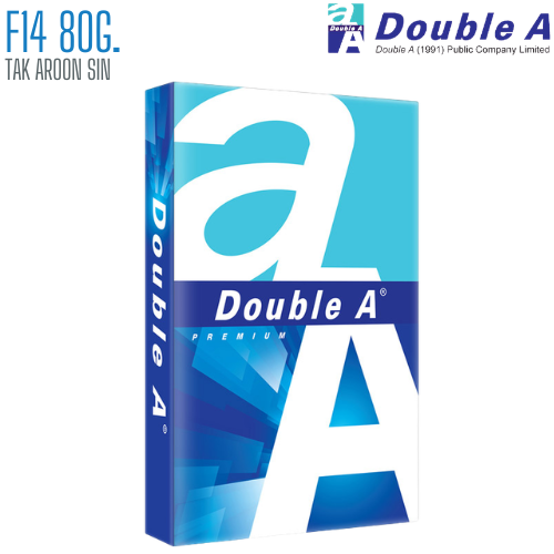 กระดาษถ่ายเอกสาร F14 80G Double A 