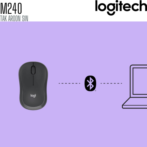 เมาส์ไร้สาย LOGITECH Bluetooth M240 Silent