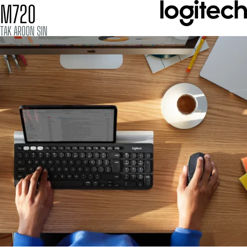 เมาส์ไร้สาย LOGITECH M720 Triathlon