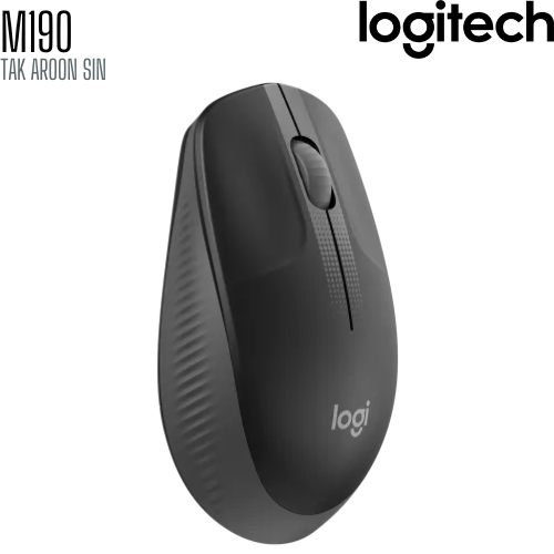 เมาส์ไร้สาย LOGITECH M190 Full-Size Wireless Mouse