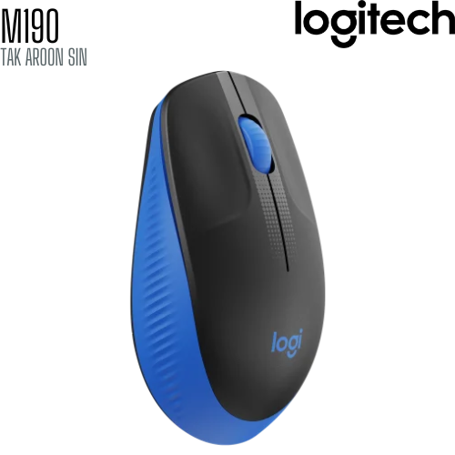 เมาส์ไร้สาย LOGITECH M190 Full-Size Wireless Mouse
