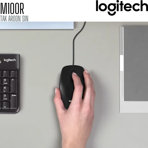 เมาส์ Logitech MOUSE M100R