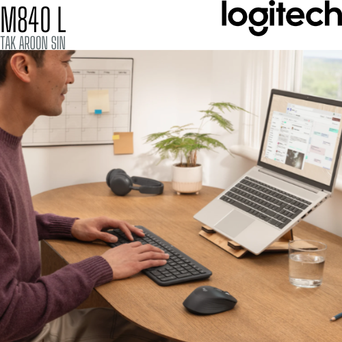 เมาส์ไร้สาย Logitech Signature Comfort M840 L