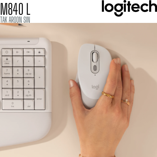 เมาส์ไร้สาย Logitech Signature Comfort M840 L