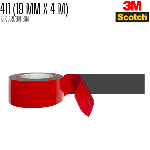 เทปกาว 2 หน้า แรงยึดสูงภายนอก 19 มม.x 4 เมตร SCOTCH 411