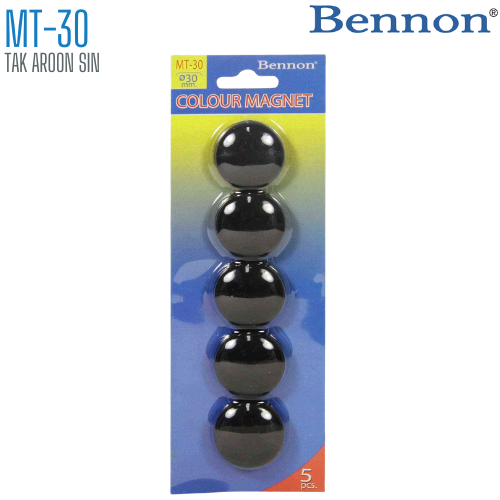 เม็ดแม่เหล็กติดบอร์ด BENNON 30 มม. MT-30 (1x5)