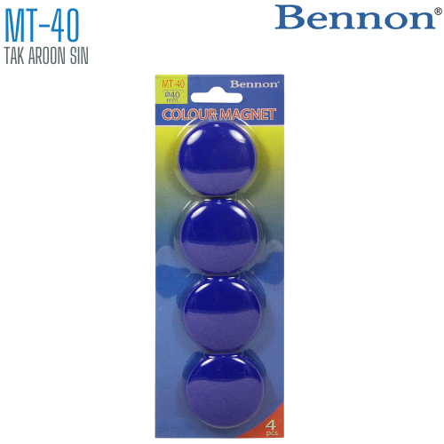 เม็ดแม่เหล็กติดบอร์ด BENNON 40 มม. MT-40 (1x4)