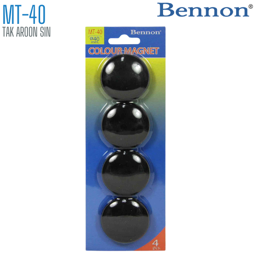เม็ดแม่เหล็กติดบอร์ด BENNON 40 มม. MT-40 (1x4)