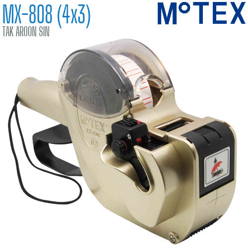 เครื่องพิมพ์ป้ายรันนิ่ง MOTEX MX-808 H 4×3 digits