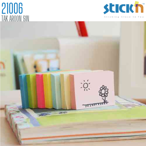 กระดาษโน้ต STICKN 3 x 2 นิ้ว 21006 สีเหลือง