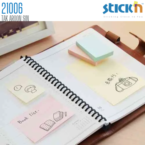 กระดาษโน้ต STICKN 3 x 2 นิ้ว 21006 สีเหลือง