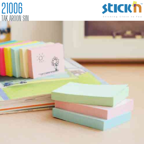 กระดาษโน้ต STICKN 3 x 2 นิ้ว 21006 สีเหลือง