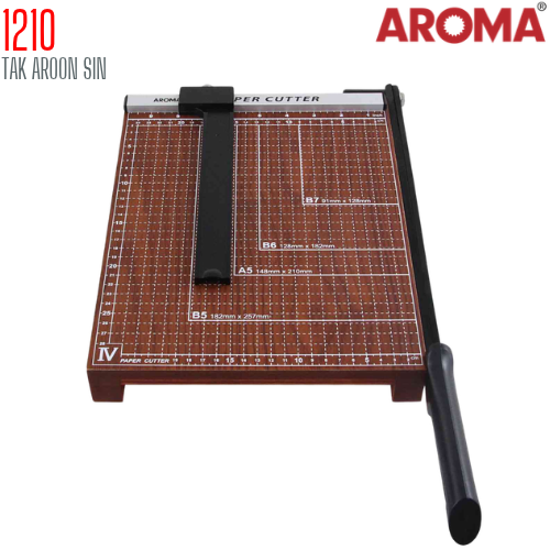 แท่นตัดกระดาษฐานไม้ A4 (12×10 นิ้ว) 1210 AROMA