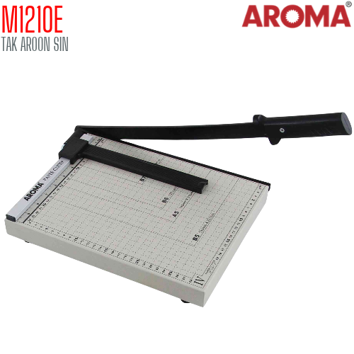 แท่นตัดกระดาษฐานโลหะ A4 (12 x 10 นิ้ว) M1210E AROMA (รุ่นประหยัด)