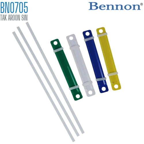 ลิ้นแฟ้มพลาสติก BENNON BN0705 (1X50)